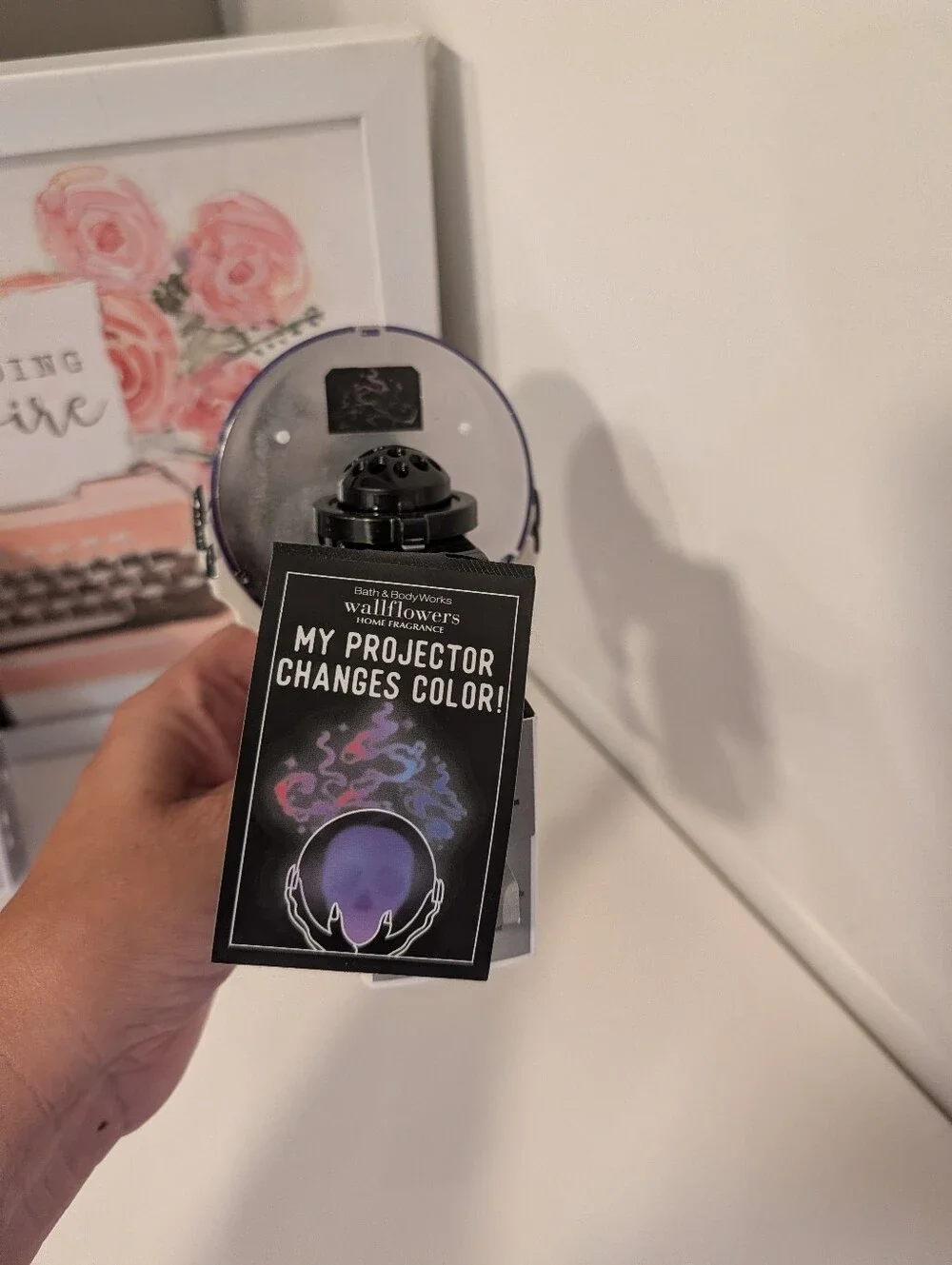 👻NWT Bath & Body Works Set Of 2 Halloween Crystal Ball & Cauldron Projectors